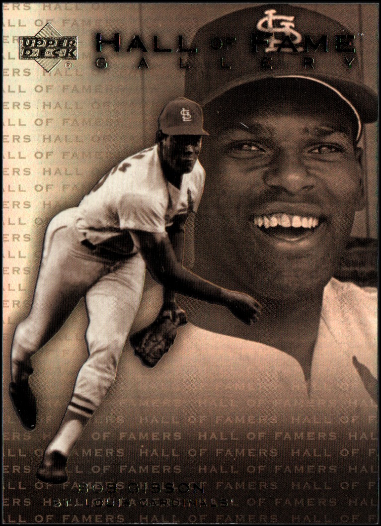 2001 Upper Deck Hall of Famers Gallery #G3 Bob Gibson