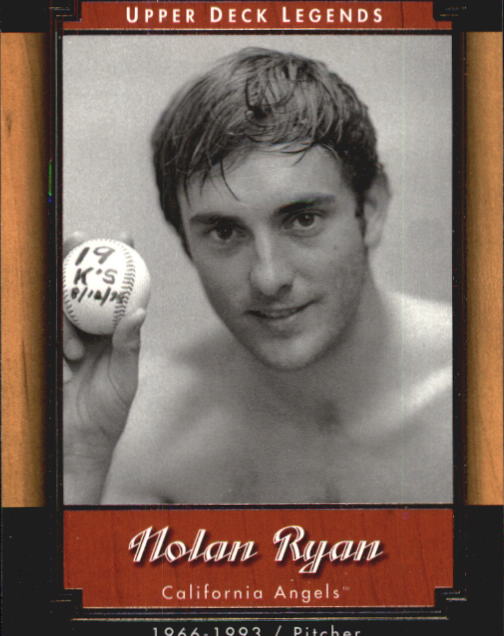 2001 Upper Deck Legends #3 Nolan Ryan