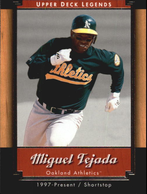 2001 Upper Deck Legends #8 Miguel Tejada