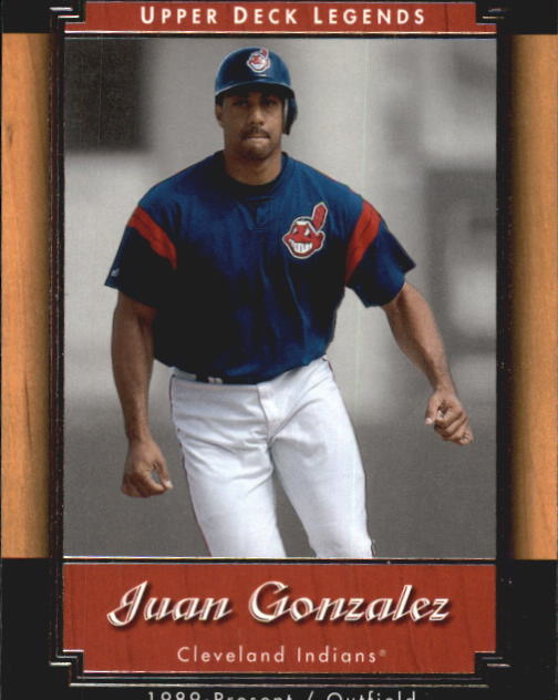 2001 Upper Deck Legends #14 Juan Gonzalez