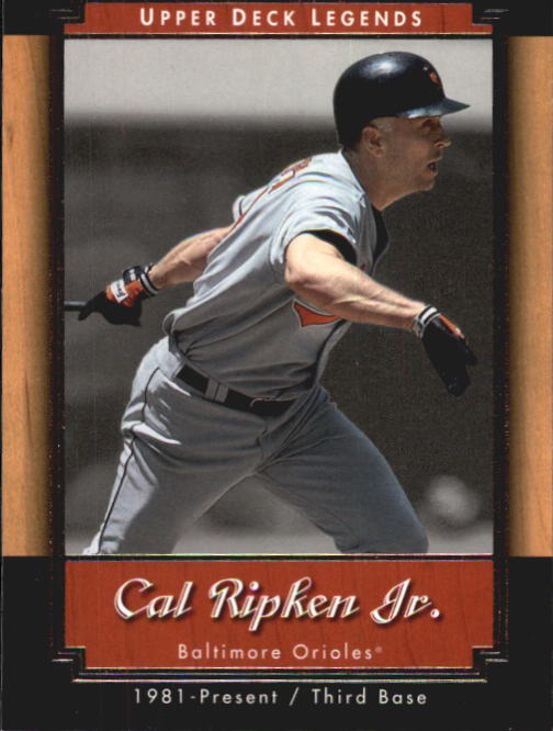 2001 Upper Deck Legends #19 Cal Ripken