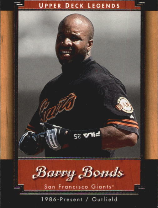 2001 Upper Deck Legends #72 Barry Bonds