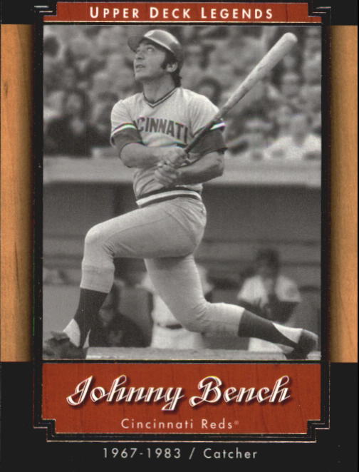 2001 Upper Deck Legends #87 Johnny Bench