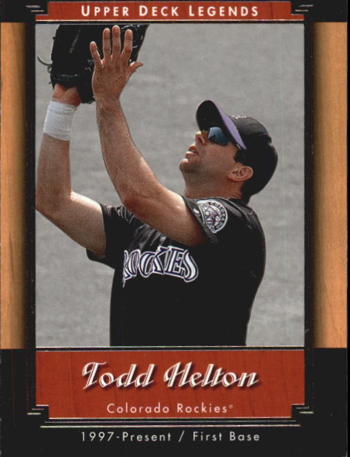 2001 Upper Deck Legends #88 Todd Helton