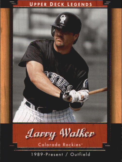 2001 Upper Deck Legends #89 Larry Walker