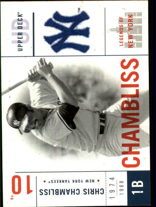 2001 Upper Deck Legends of NY #100 Chris Chambliss