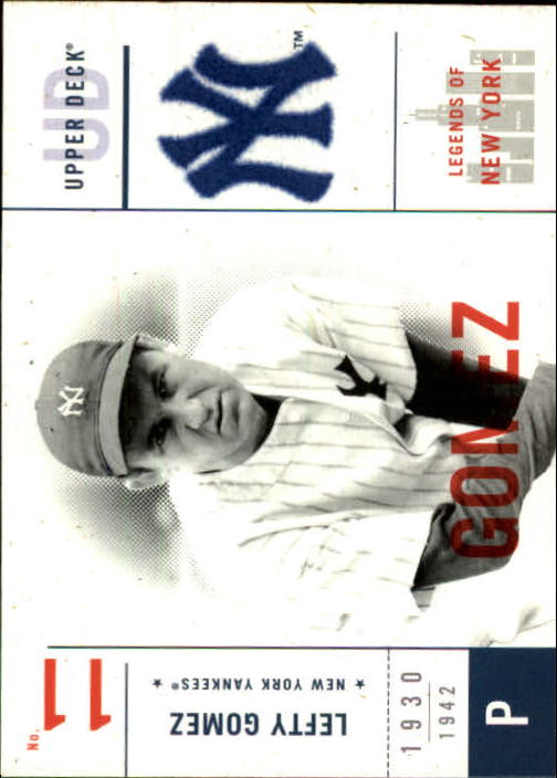 2001 Upper Deck Legends of NY #109 Lefty Gomez