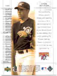 2001 Upper Deck Pros and Prospects #100 Jack Wilson PS RC back image
