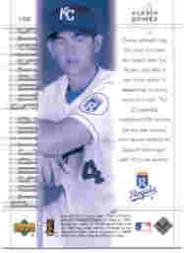 2001 Upper Deck Pros and Prospects #109 Alexis Gomez PS RC back image