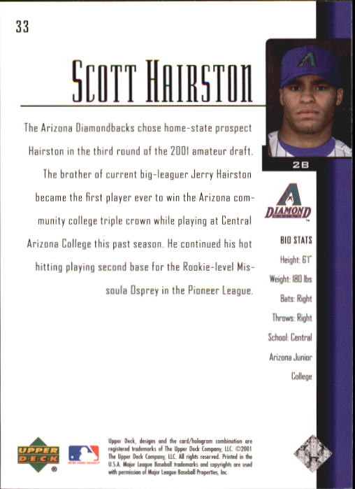 2001 Upper Deck Prospect Premieres Baseball (Karte aus Liste auswählen) C91 02-25 - Bild 47 von 125
