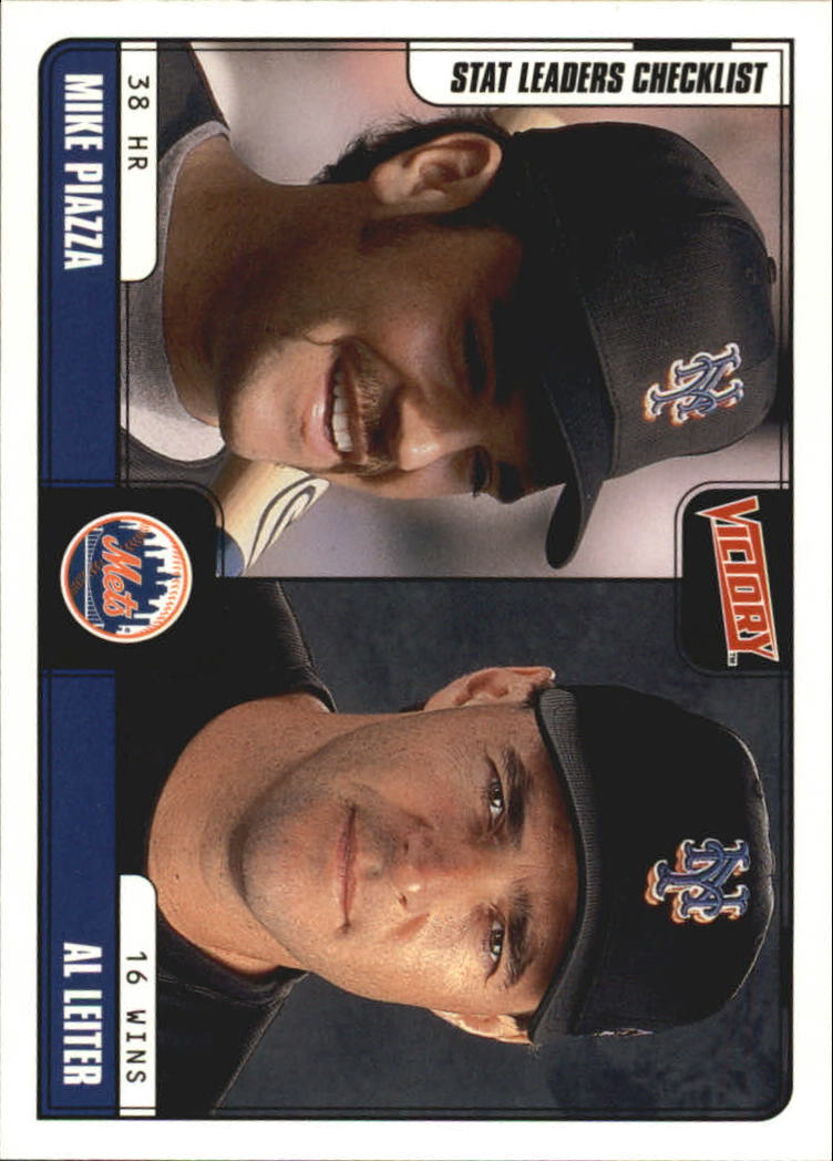 2001 Upper Deck Victory #458 M.Piazza/A.Leiter CL