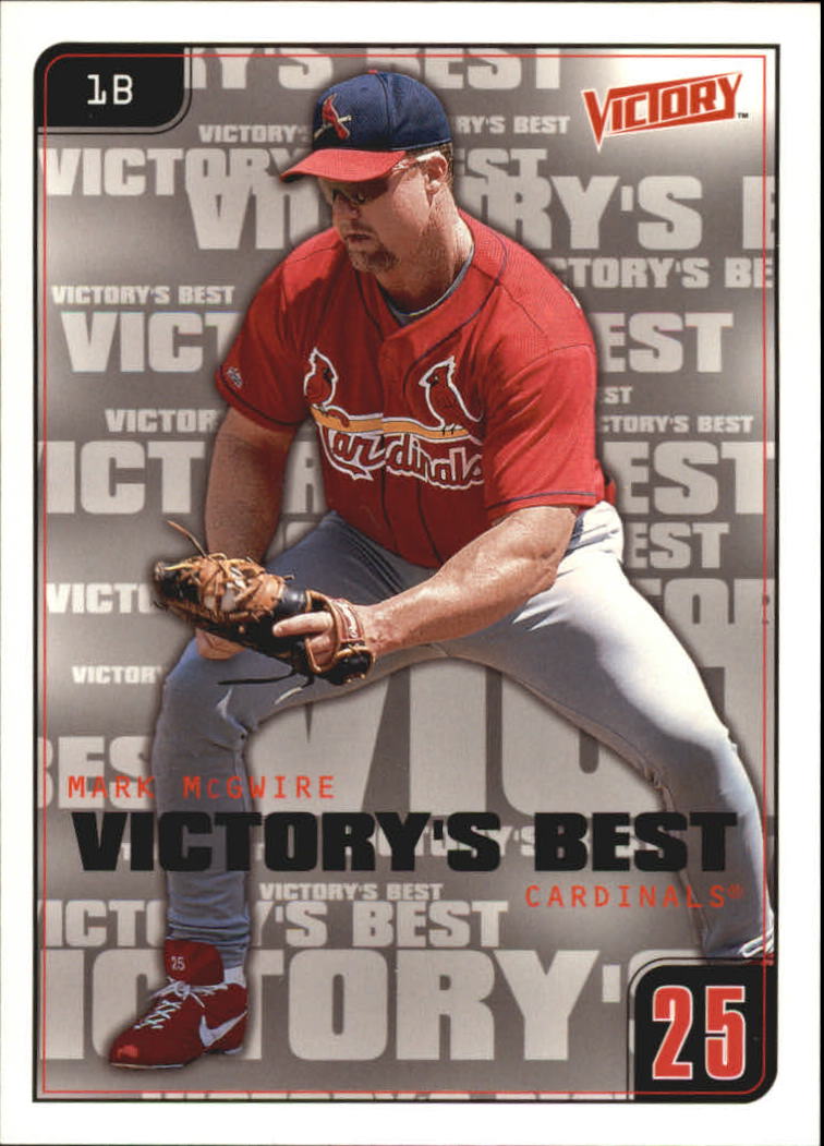 Victory Mark McGwire Baseball Trading Cards