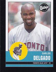2001 Upper Deck Vintage #30 Carlos Delgado