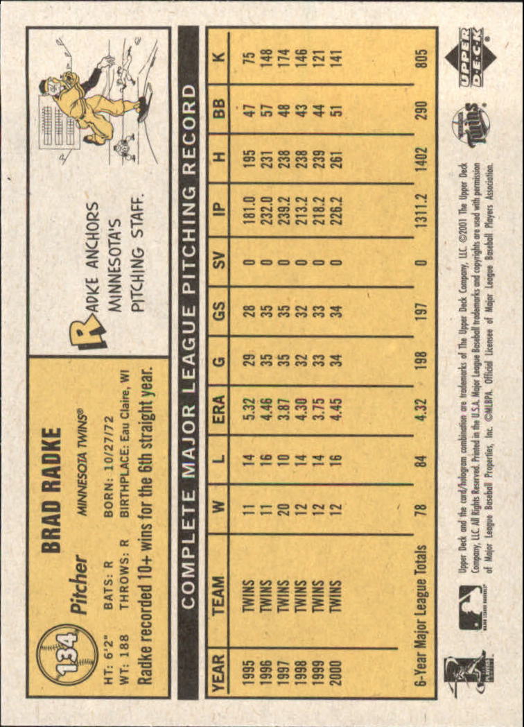 B3738- 2001 Upper Deck Vintage Baseball #s 1-250 -You Pick- 15+ FREE US SHIP - Picture 241 of 400