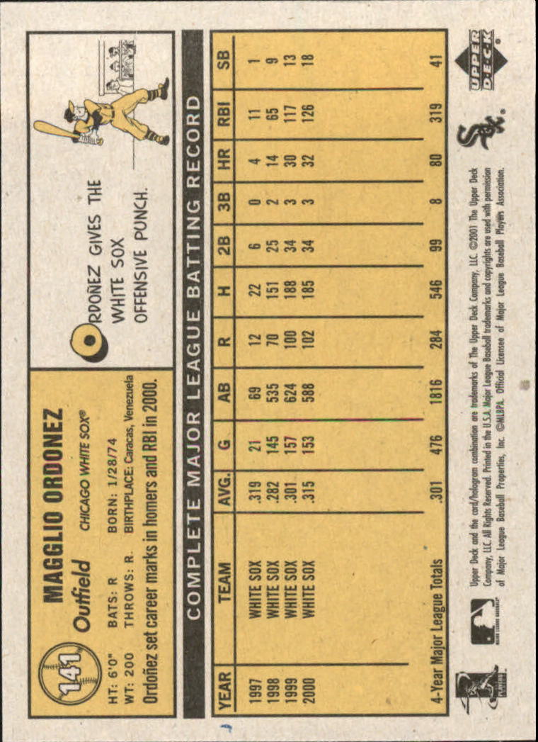 B3738- 2001 Upper Deck Vintage Baseball #s 1-250 -You Pick- 15+ FREE US SHIP - Picture 253 of 400
