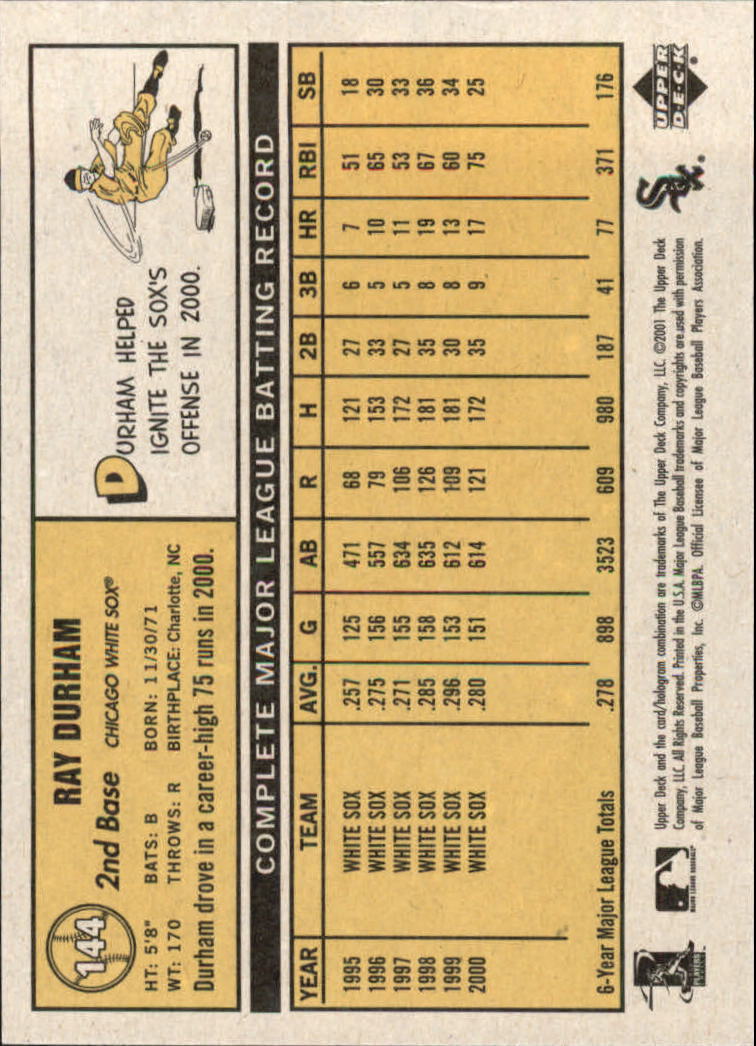 B3738- 2001 Upper Deck Vintage Baseball #s 1-250 -You Pick- 15+ FREE US SHIP - Picture 258 of 400