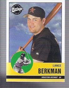 2001 Upper Deck Vintage #164 Lance Berkman