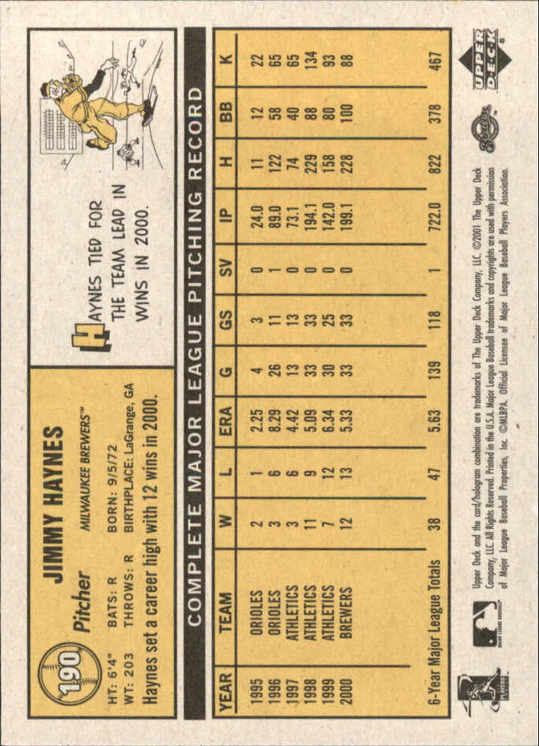 B3738- 2001 Upper Deck Vintage Baseball #s 1-250 -You Pick- 15+ FREE US SHIP - Picture 320 of 400
