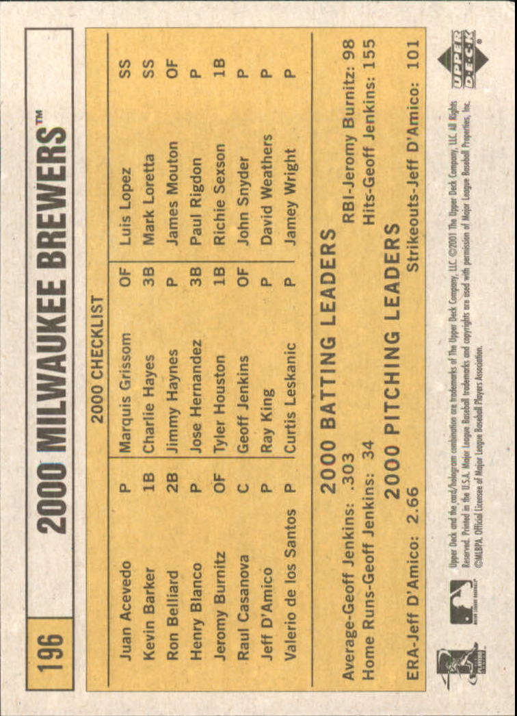 B3738- 2001 Upper Deck Vintage Baseball #s 1-250 -You Pick- 15+ FREE US SHIP - Picture 330 of 400