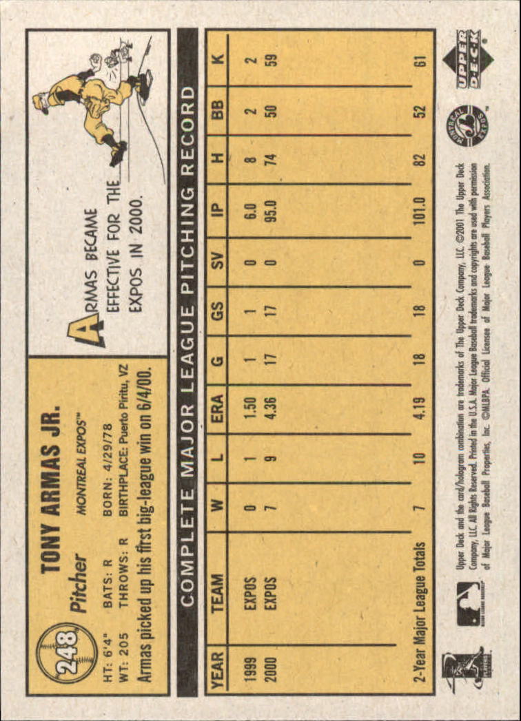 B3738- 2001 Upper Deck Vintage Baseball #s 1-250 -You Pick- 15+ FREE US SHIP - Picture 396 of 400
