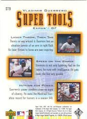 2001 Upper Deck MVP Super Tools #ST9 Vladimir Guerrero back image