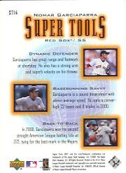 2001 Upper Deck MVP Super Tools #ST14 Nomar Garciaparra back image