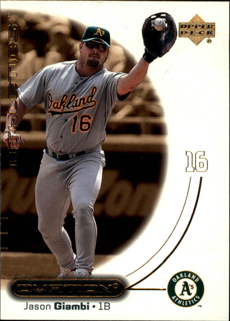 2000 Upper Deck Ovation #6 Jason Giambi - NM-MT