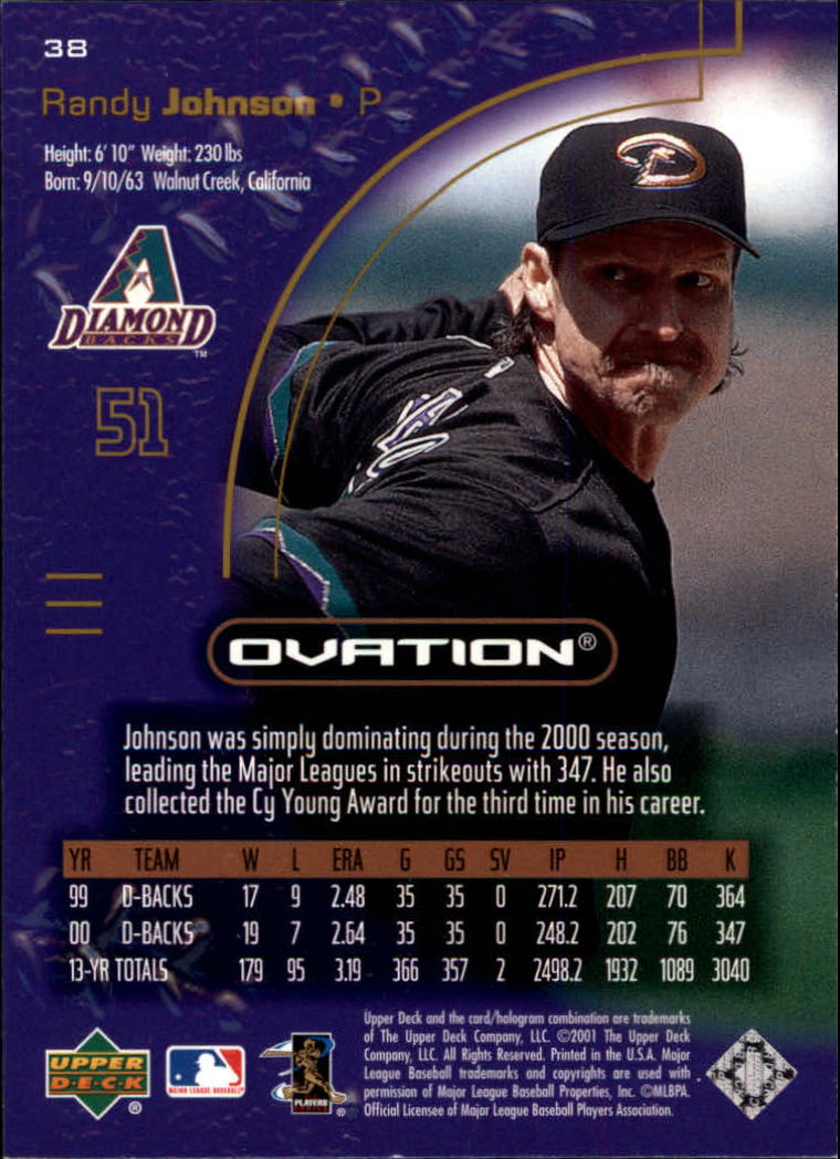 Randy Johnson cards (1990-2024) Mariners D-Backs Yankees Astros - You Choose - Picture 125 of 308