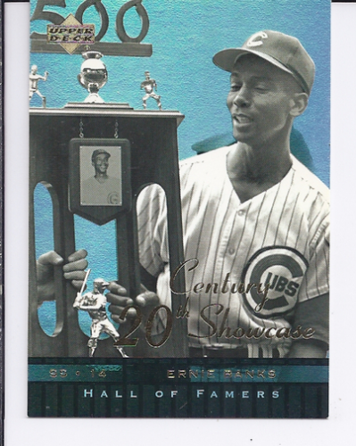 2001 Upper Deck Hall of Famers 20th Century Showcase #S9 Ernie Banks