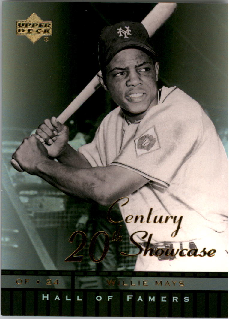 2001 Upper Deck Hall of Famers 20th Century Showcase #S11 Willie Mays
