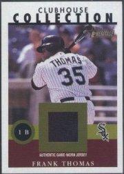 2001 Topps Heritage Clubhouse Collection #FT Frank Thomas Jsy