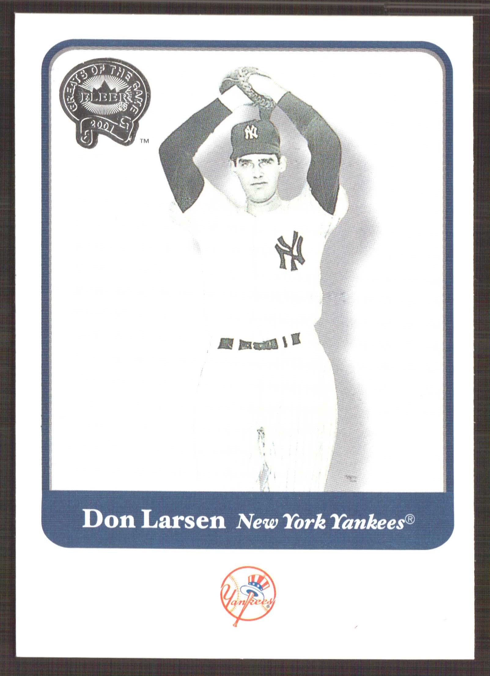 2001 Greats of the Game #5 Don Larsen