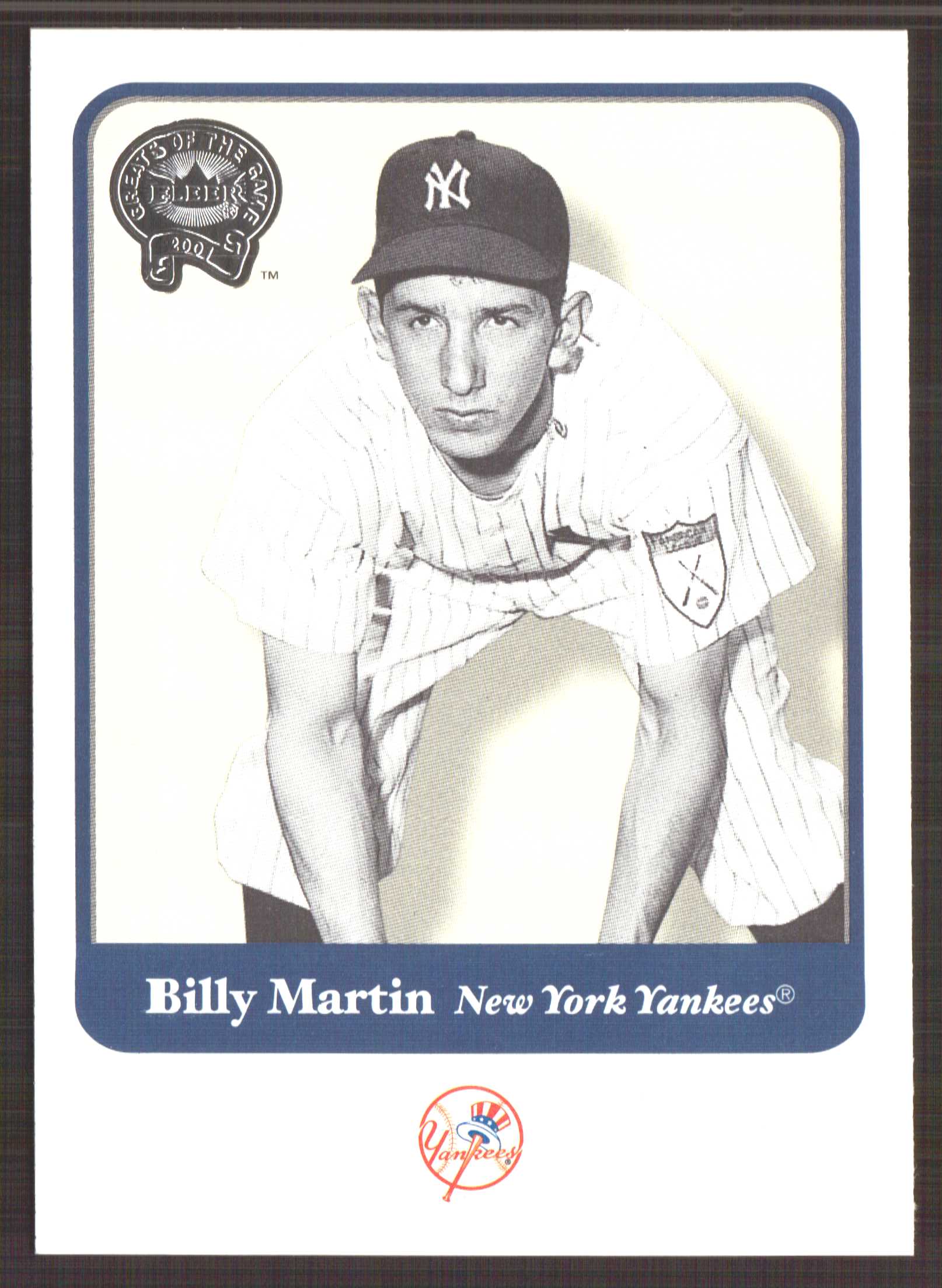2001 Greats of the Game #7 Billy Martin
