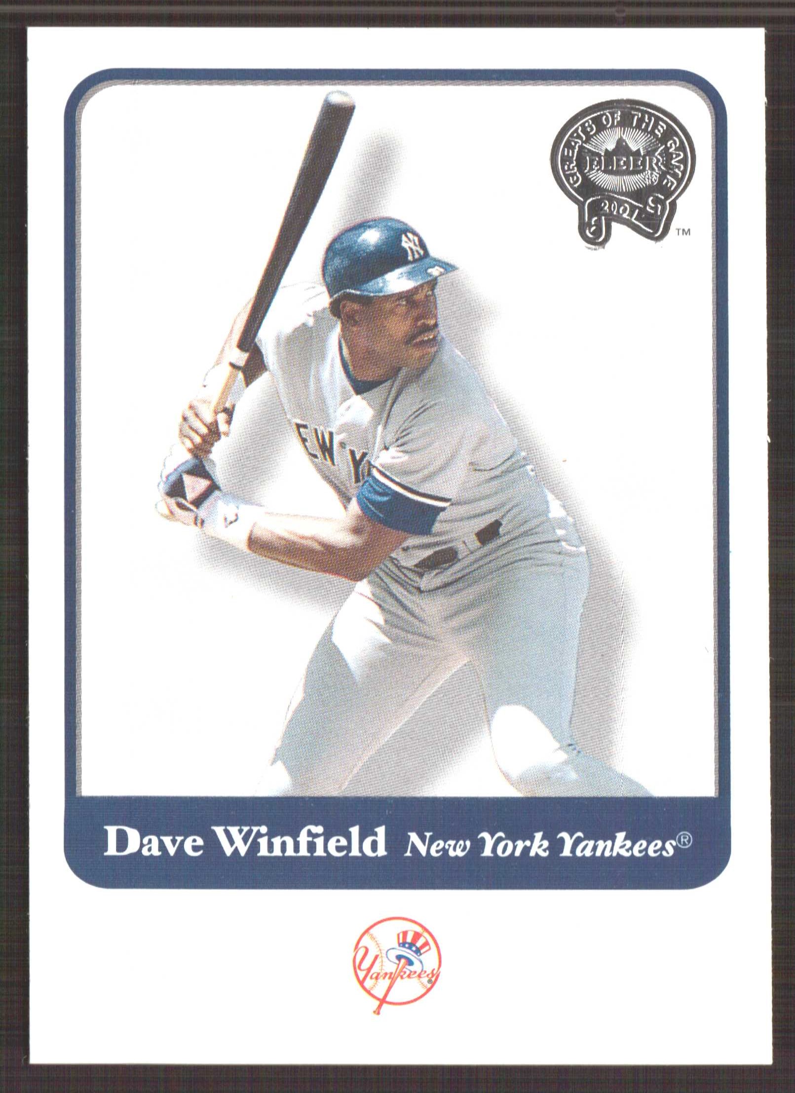 2001 Greats of the Game #12 Dave Winfield