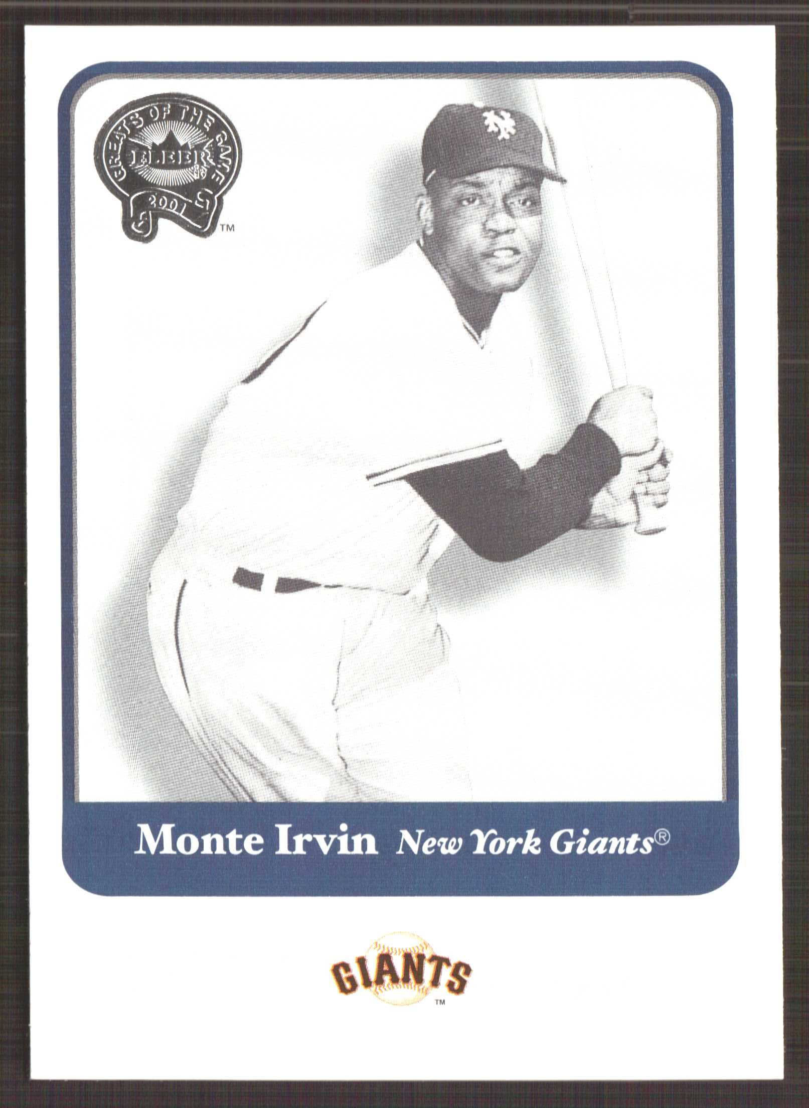 2001 Greats of the Game #17 Monte Irvin