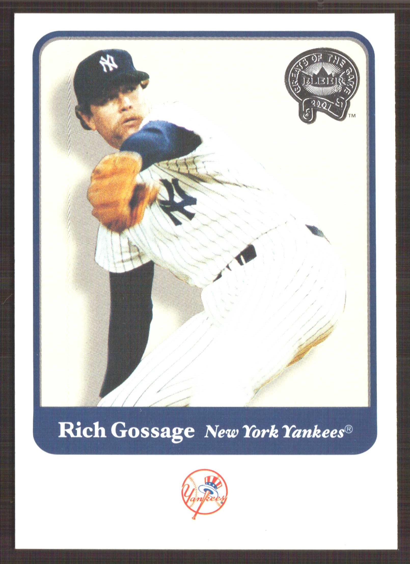 2001 Greats of the Game #25 Rich Gossage