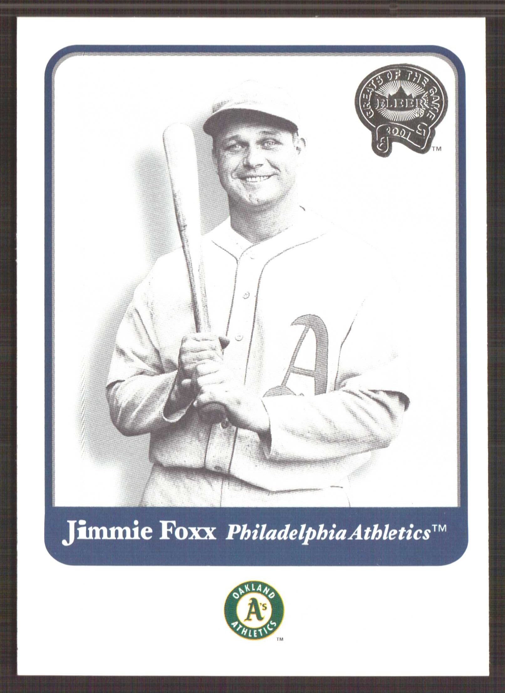 2001 Greats of the Game #27 Jimmie Foxx