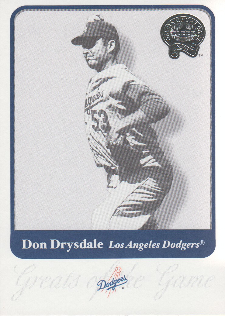 2001 Greats of the Game #30 Don Drysdale