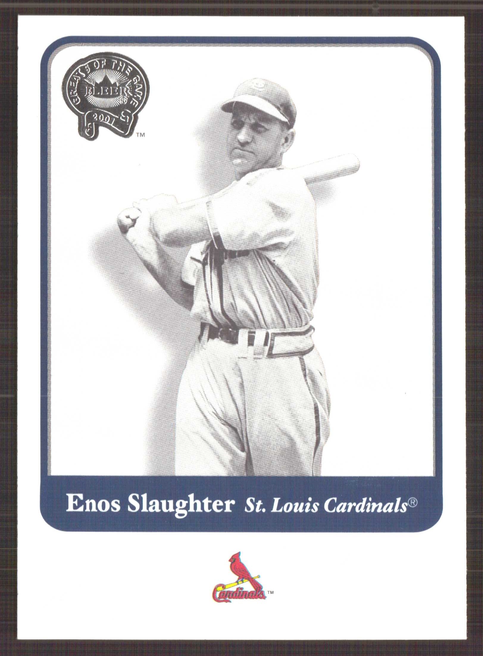 2001 Greats of the Game #34 Enos Slaughter