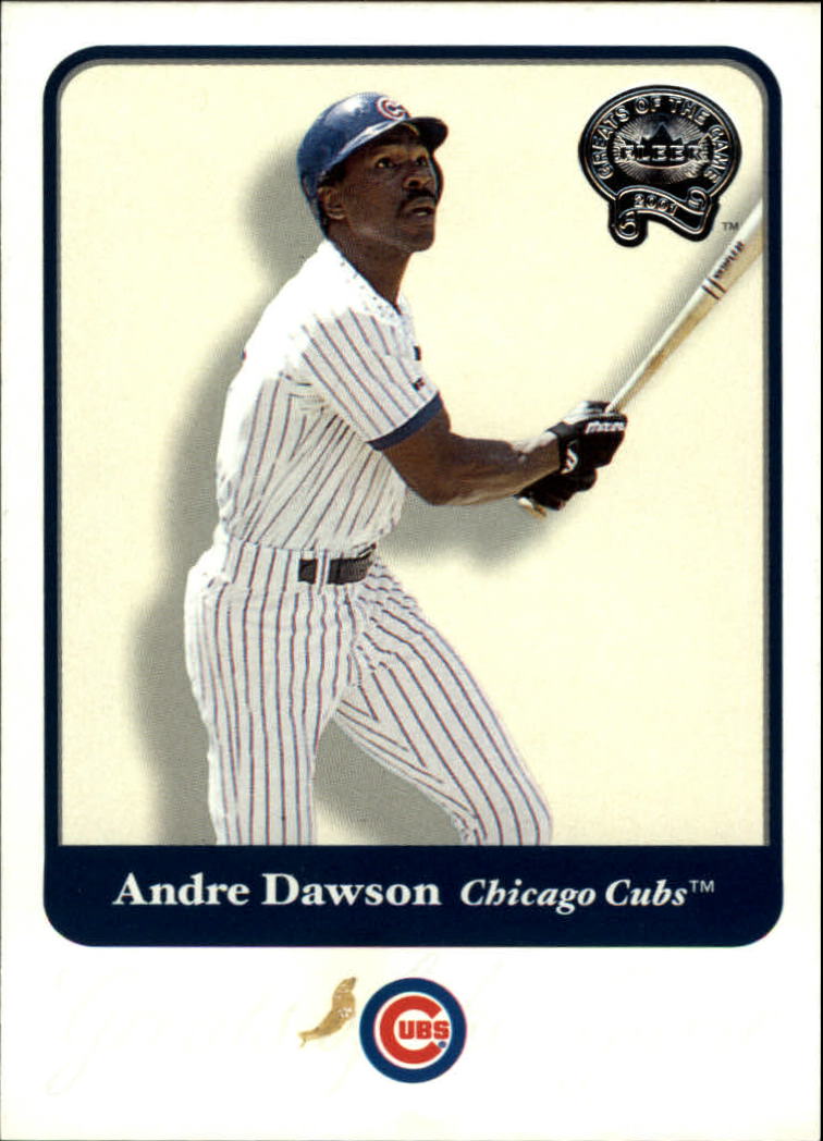 2001 Greats of the Game #43 Andre Dawson