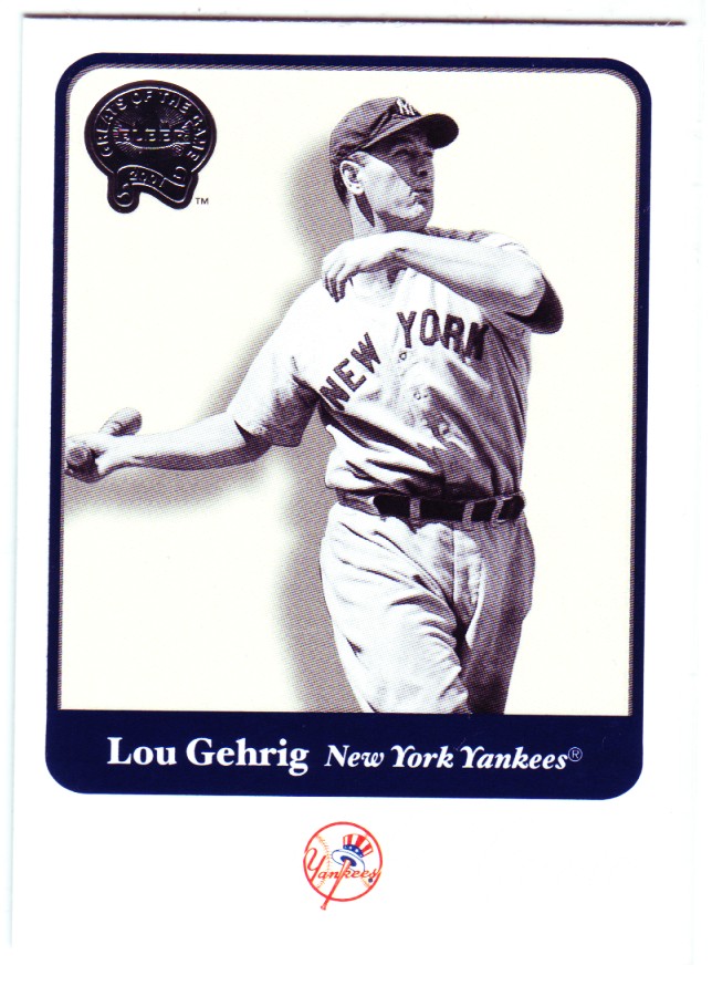 2001 Greats of the Game #54 Lou Gehrig