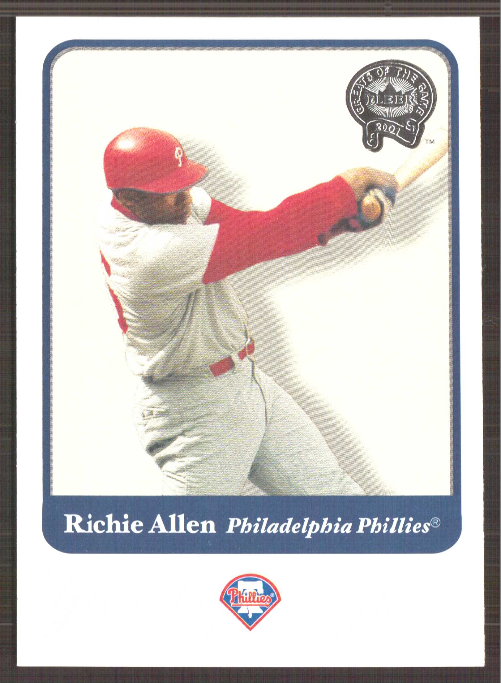 2001 Greats of the Game #66 Richie Allen