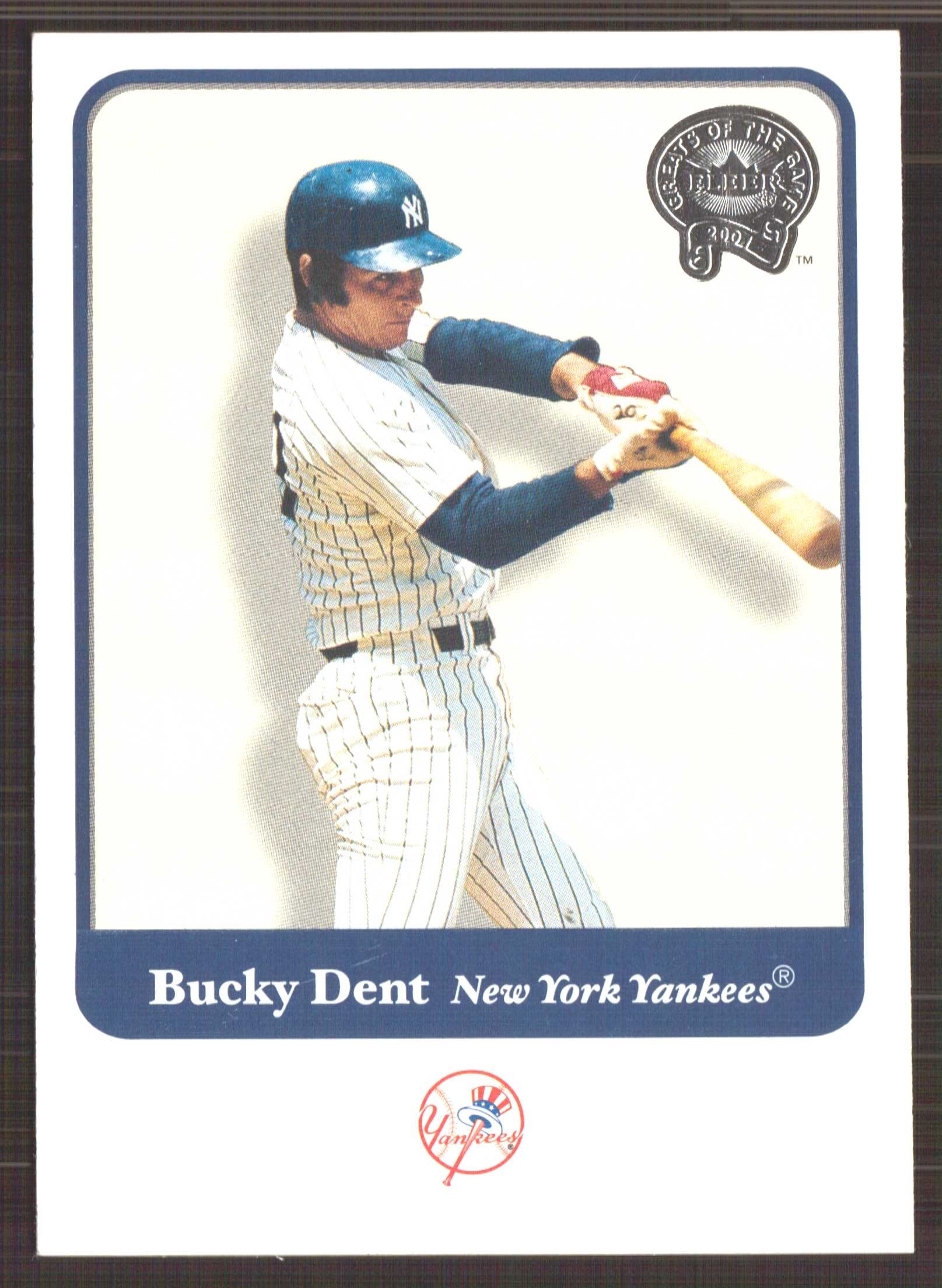 2001 Greats of the Game #67 Bucky Dent