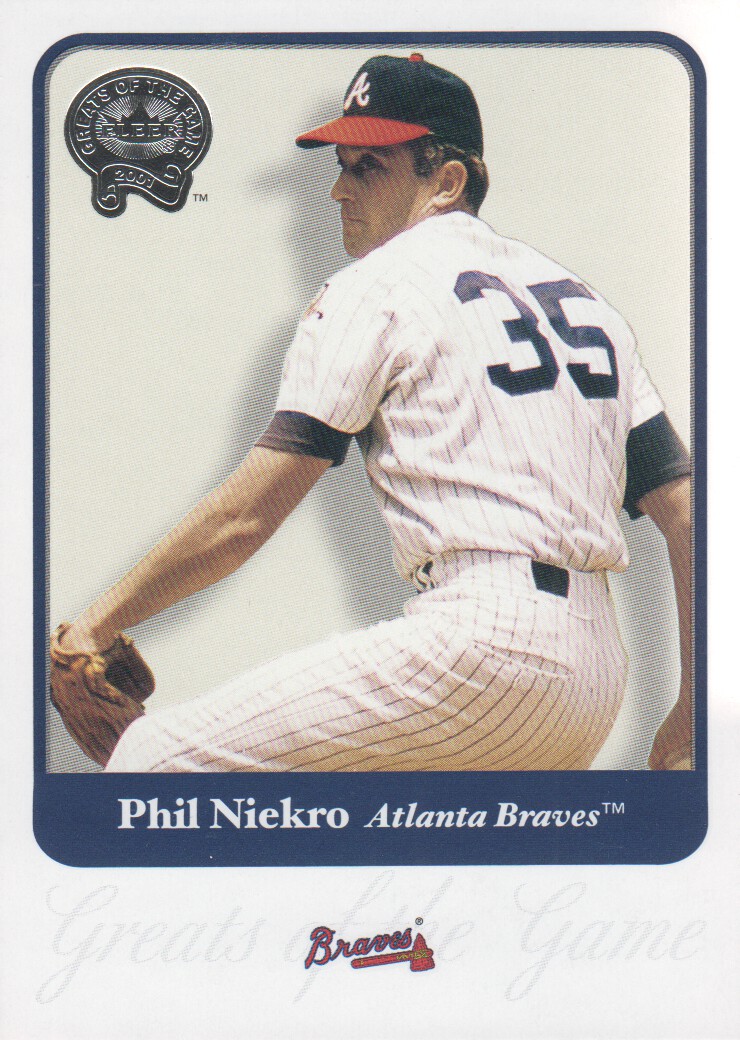 2001 Greats of the Game #70 Phil Niekro