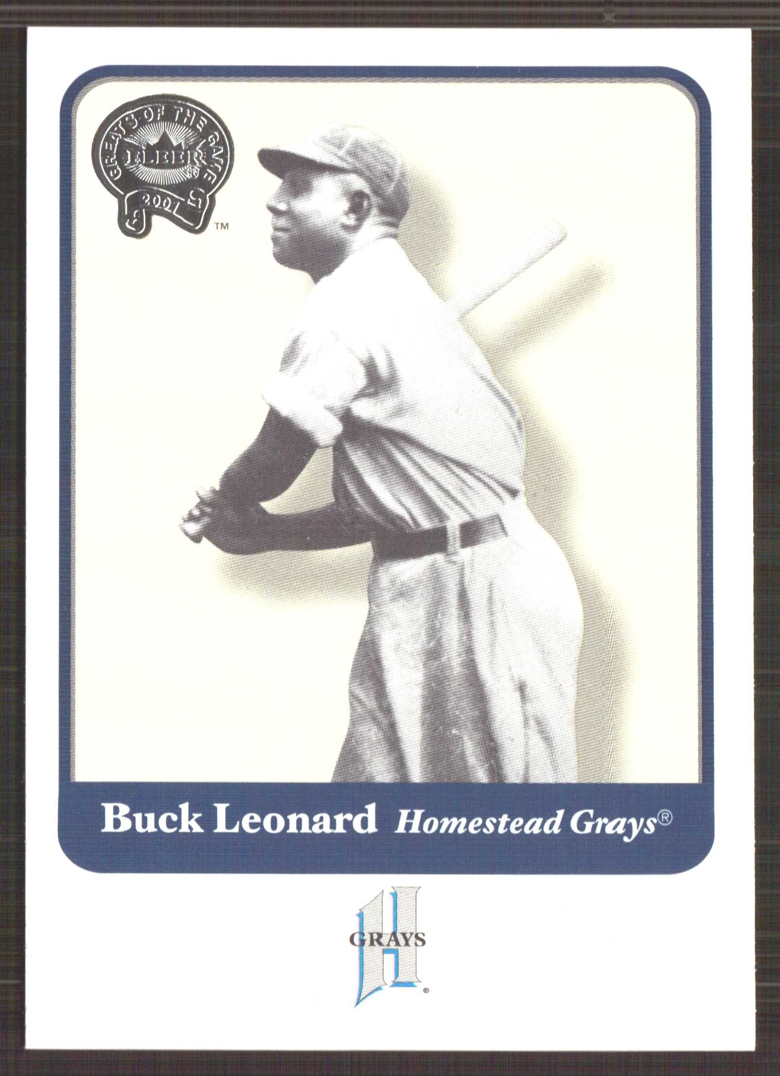 2001 Greats of the Game #71 Buck Leonard