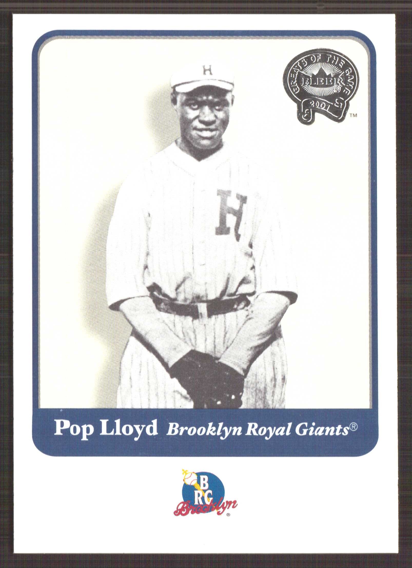 2001 Greats of the Game #76 Pop Lloyd
