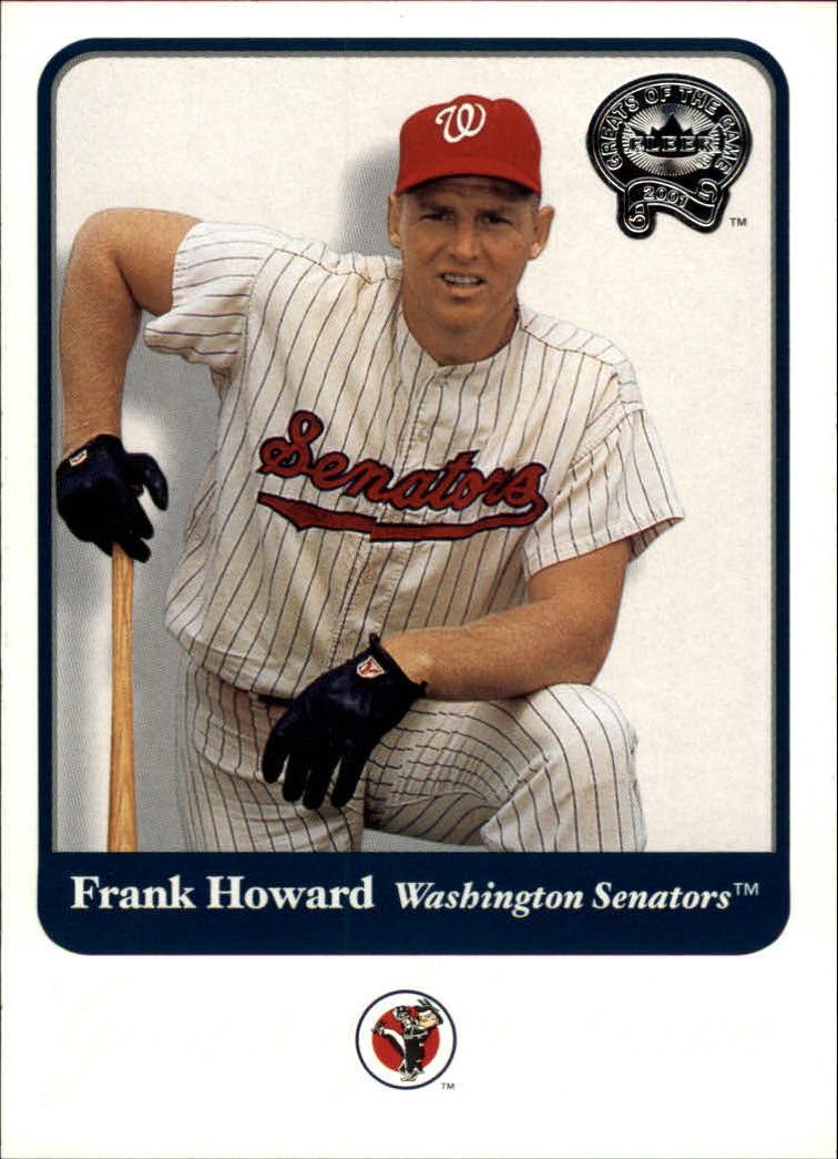 2001 Greats of the Game #81 Frank Howard