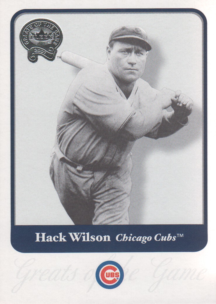2001 Greats of the Game #82 Hack Wilson