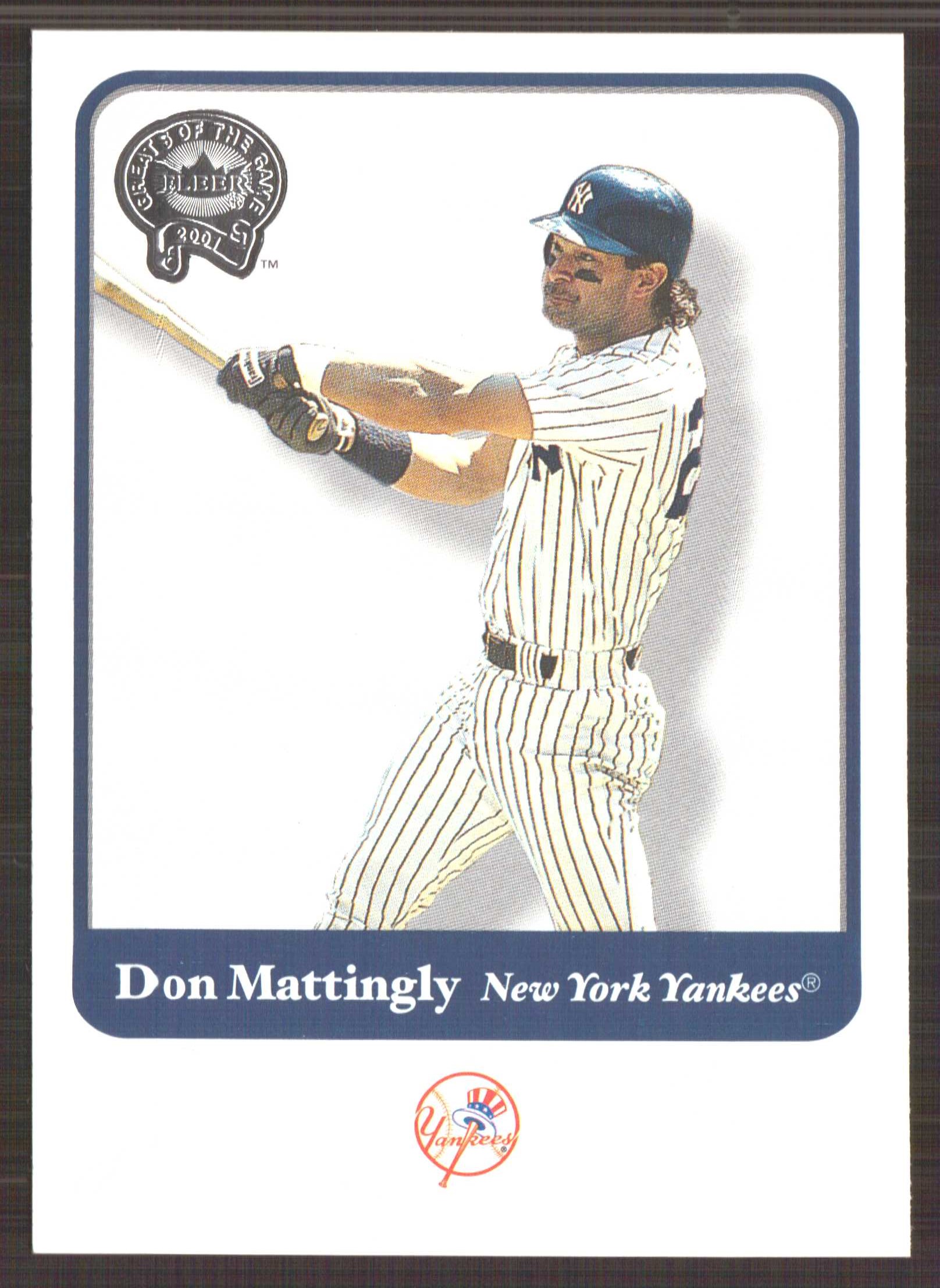 2001 Greats of the Game #91 Don Mattingly
