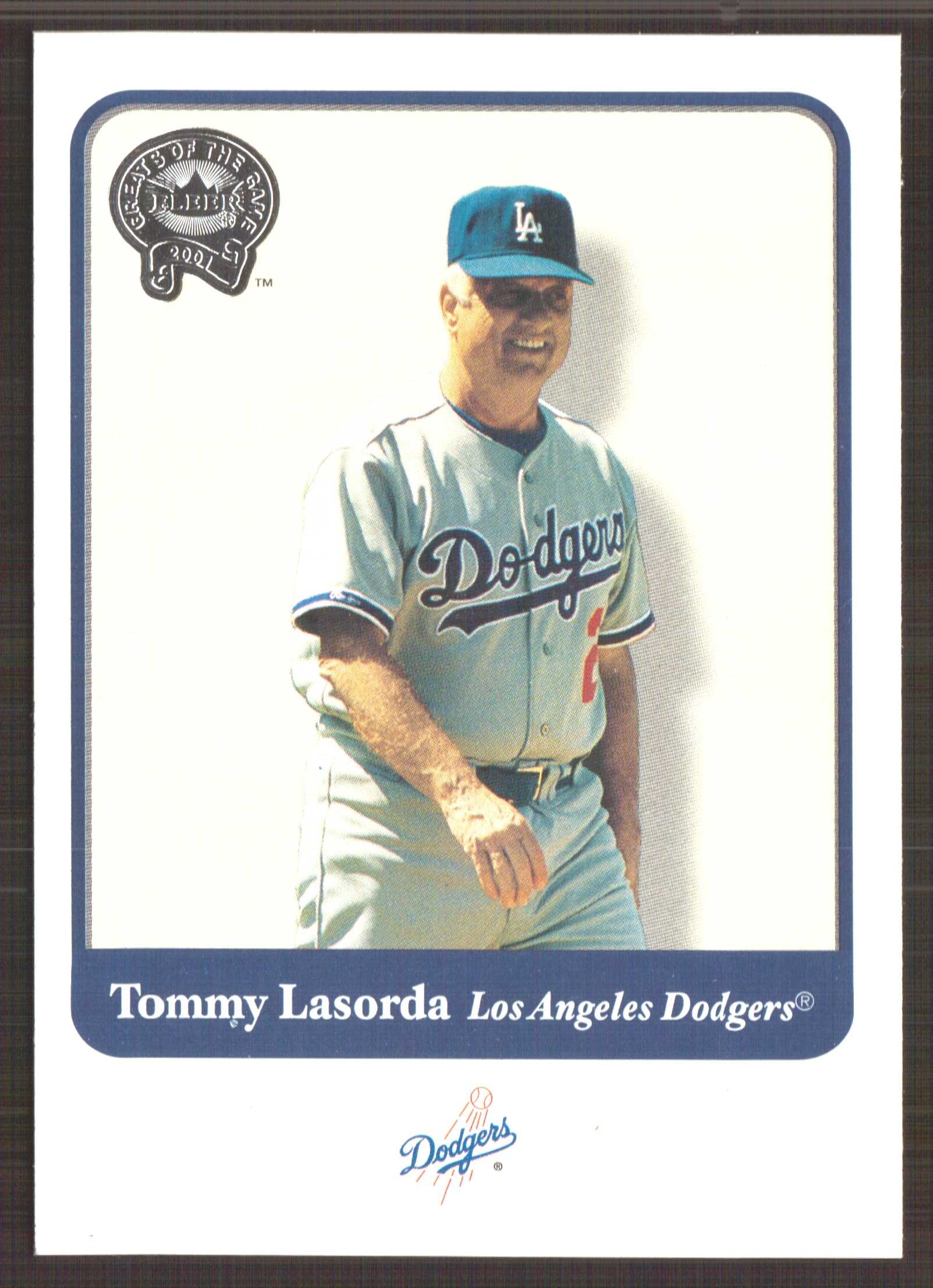 2001 Greats of the Game #94 Tommy Lasorda